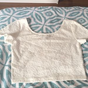 Forever 21 floral crop top