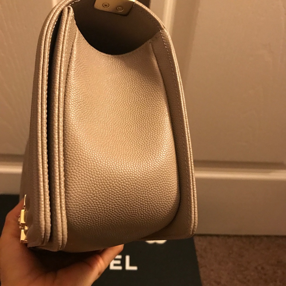 Chanel Caviar Old medium dark beige - Picture 3 of 8