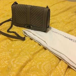 Black rocker vibe cross-body bag