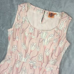 *SALE* TORY BURCH Silk Abstract Flower Dress