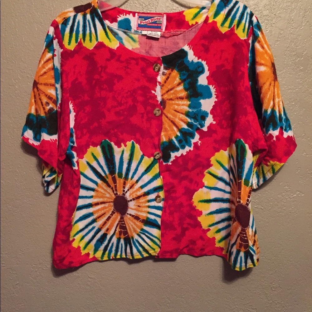 Button down flower shirt  🌺