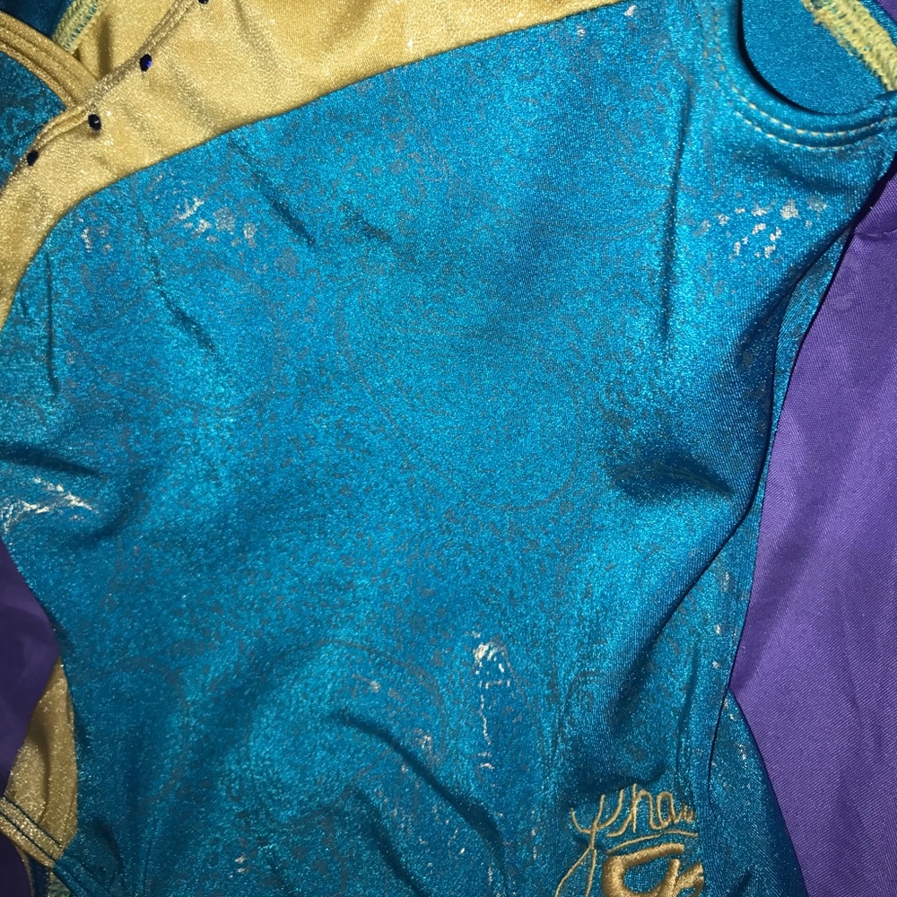 Beautiful GK Shawn Johnson collection leotard