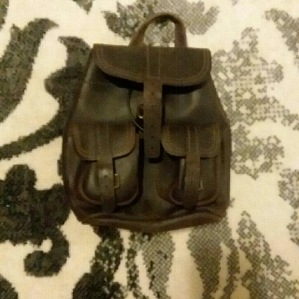 Leather backpack/purse