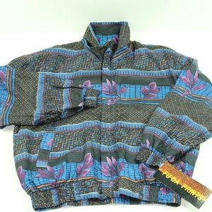 Retro silk jacket (women)