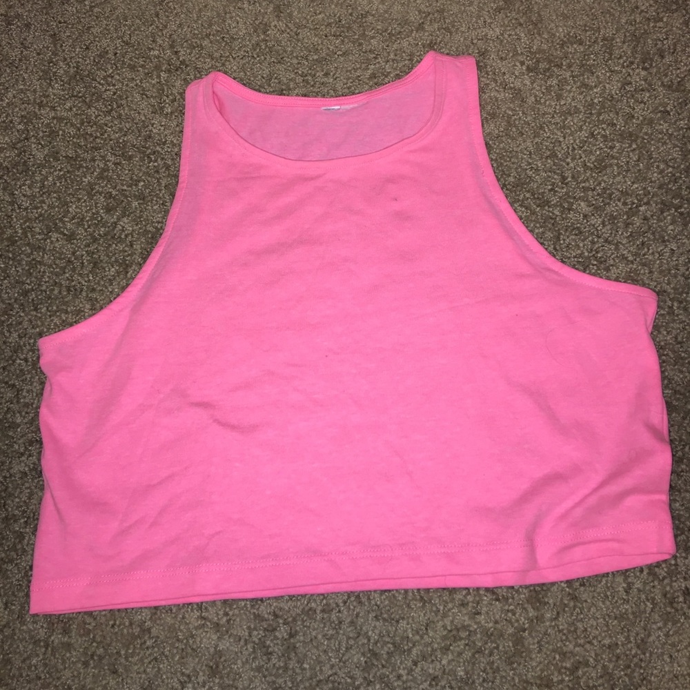 H&M crop muscle tank top