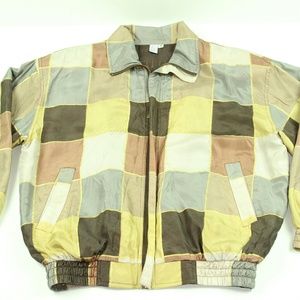 Retro silk jacket (silk)