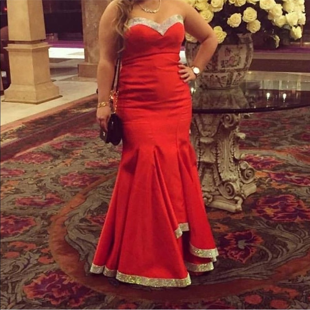 Mac Duggal Red Dress