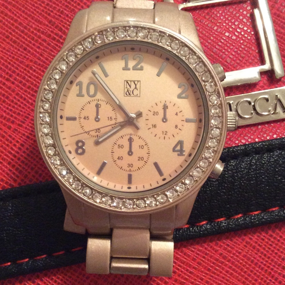 NY&C stainless steel watch!!