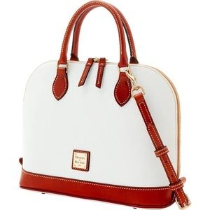 Dooney and Bourke Pebble Grain Zip Zip Satchel