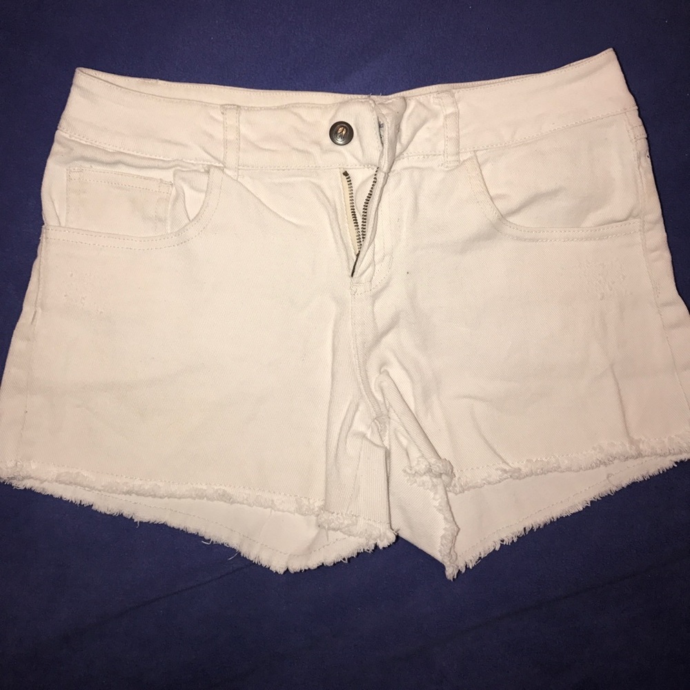 White Jean shorts!