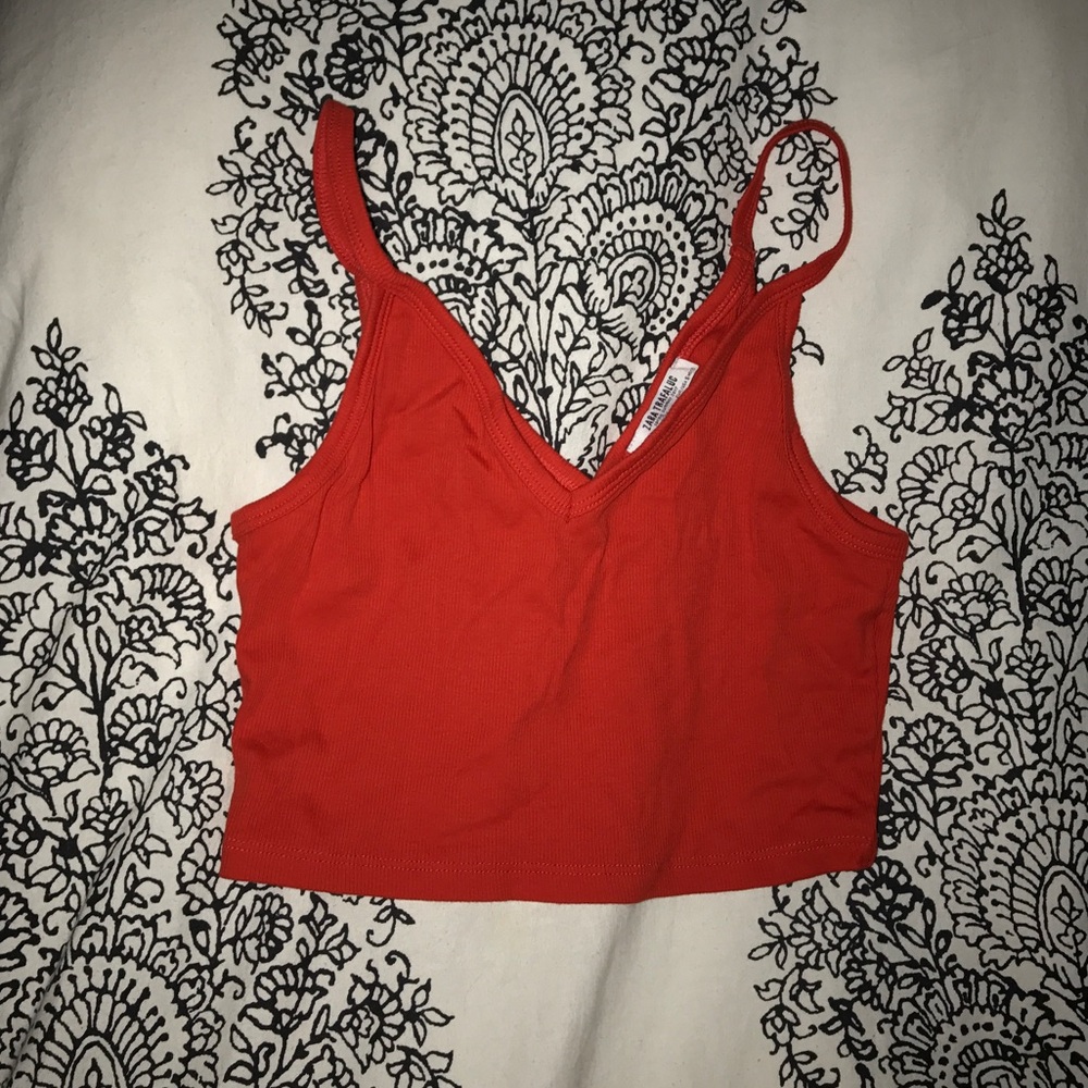 Red tank top NWOT