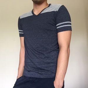 Tshirt with Contrast Back Panel