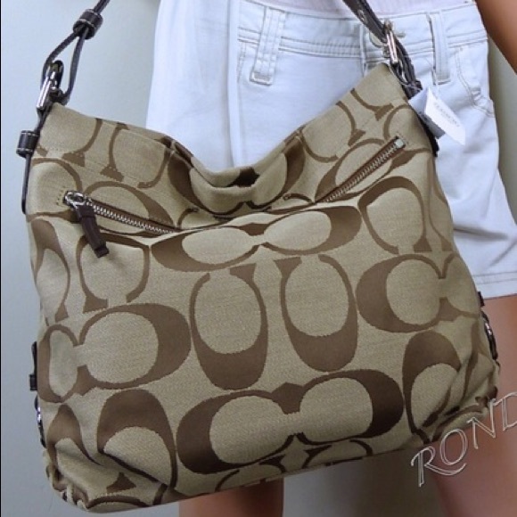 Rare Coach SIGN SHOULDER CROSSBODY hobo bag - Picture 2 of 5