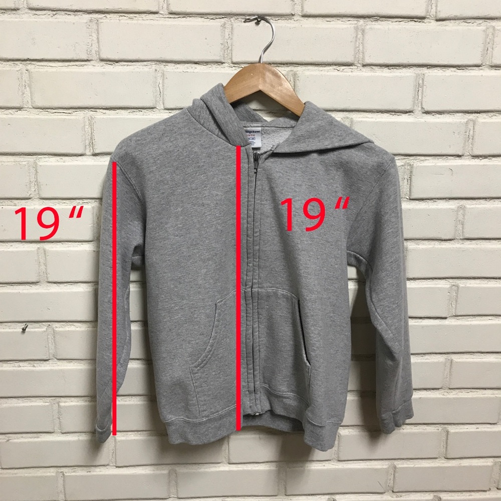 Authentic Champion Gray Sweater KIDS SIZE MEDIUM