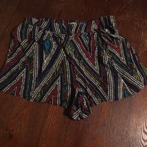 Patterned shorts.  EUC