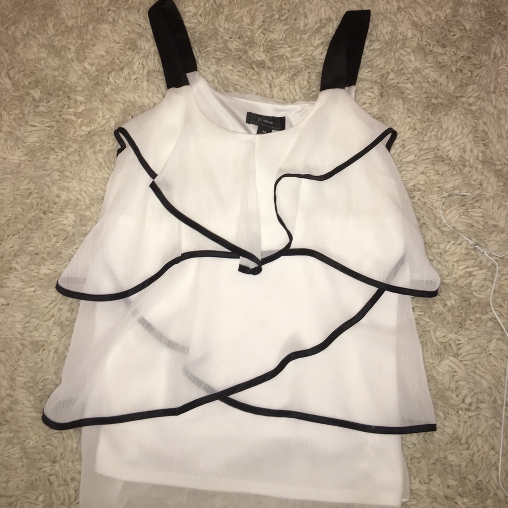 White and Black tank