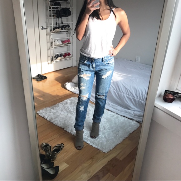 ✖SOLD✖Blue skinny boyfriend jeans - Picture 2 of 5