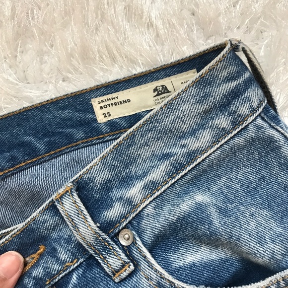 ✖SOLD✖Blue skinny boyfriend jeans - Picture 3 of 5