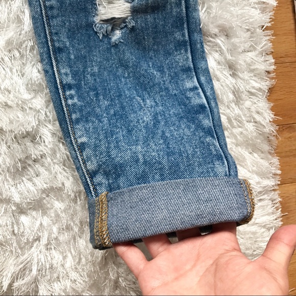 ✖SOLD✖Blue skinny boyfriend jeans - Picture 4 of 5