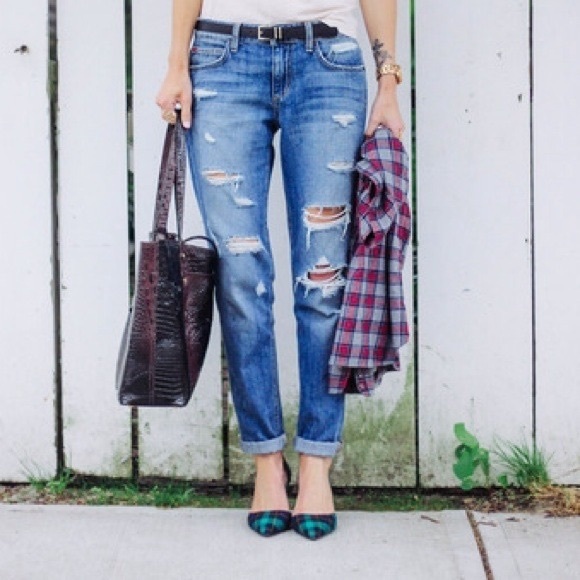 ✖SOLD✖Blue skinny boyfriend jeans - Picture 5 of 5