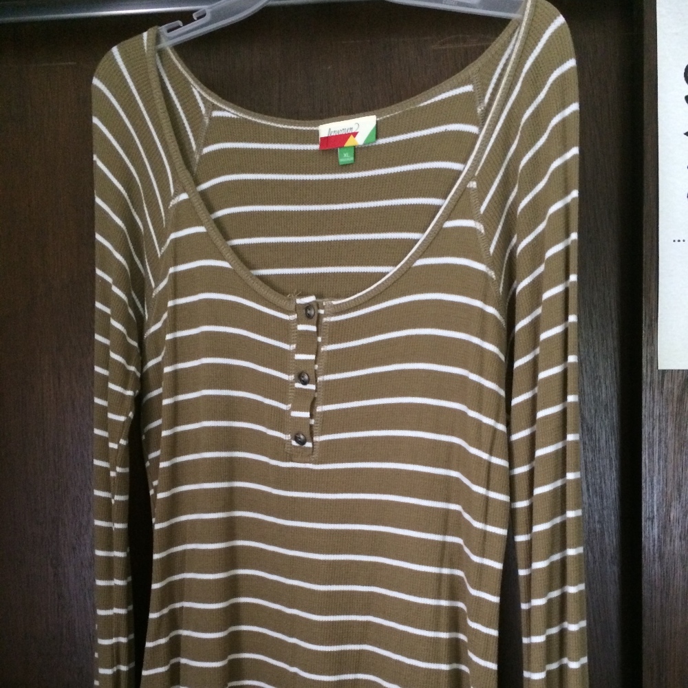 Striped Henley Top