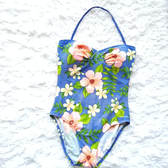 Tropical Print One Piece - Picture 5 of 5