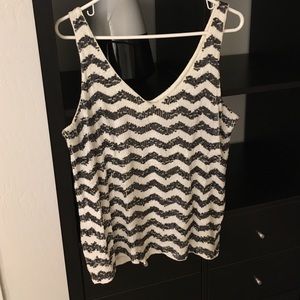 J. Crew sequin tank
