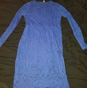 Royal Blue Mesh BodyCon Dress