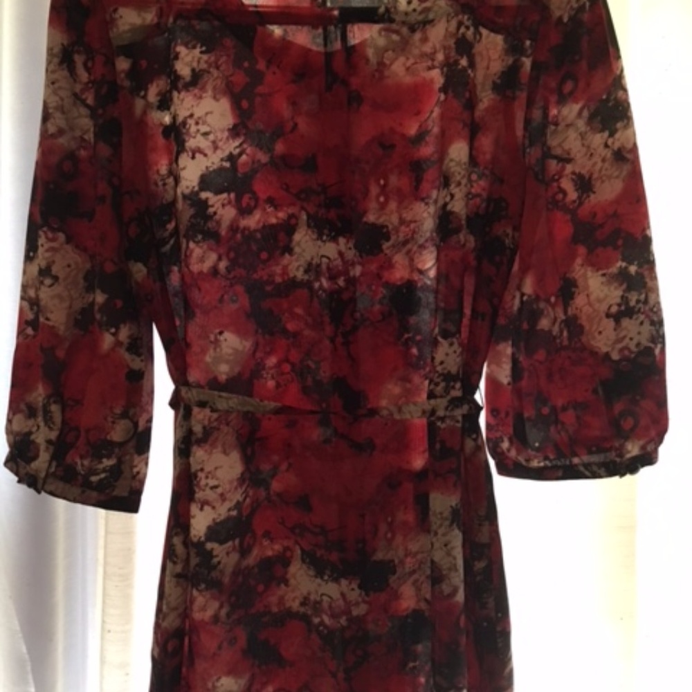 gorgeous red colorful dress