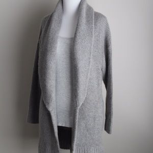 Boden Shawl Collar Cardigan - Grey, Medium NWT