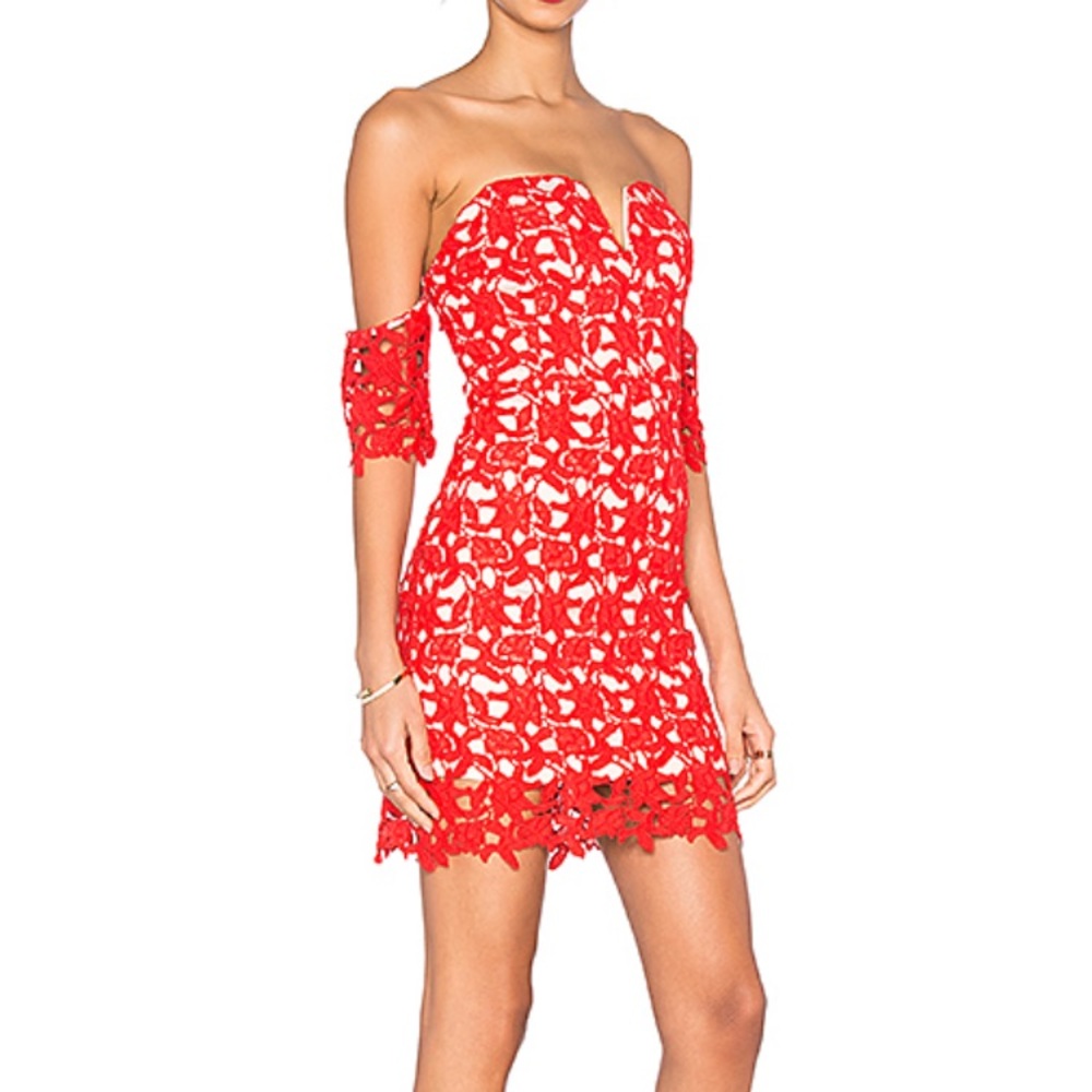 Red Lace Dress