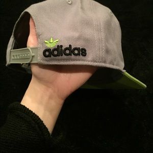 lime green adidas hat