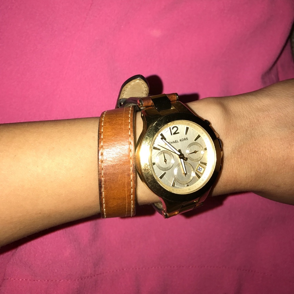 Michael Kors double leather watch