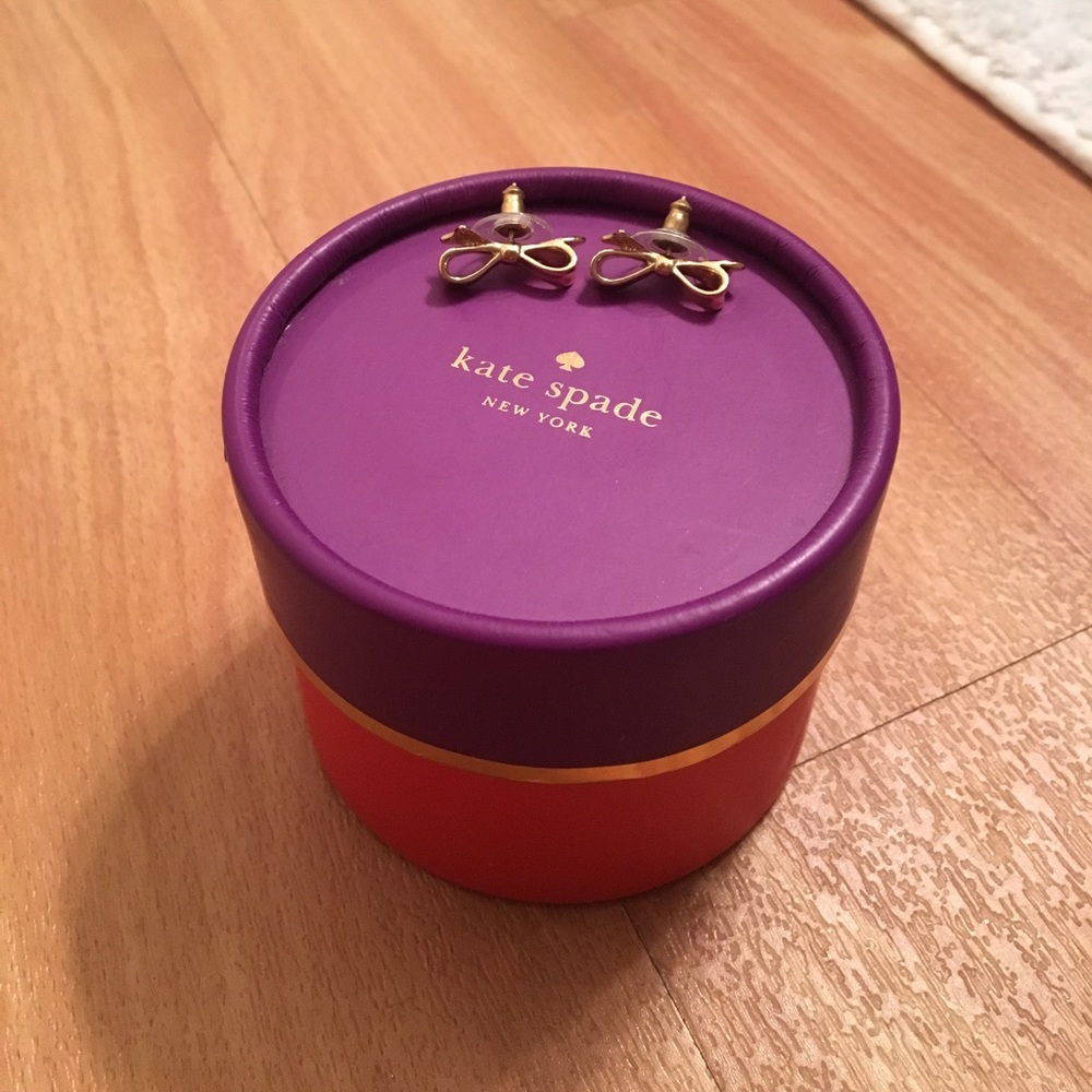 Kate Spade Gold Bow Studs