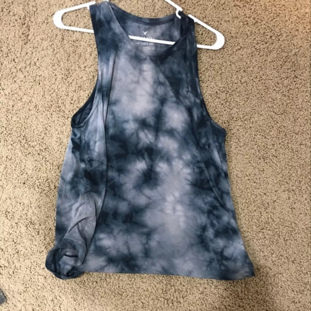 Tie dye blue tank