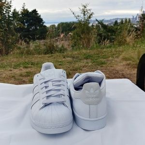 Addidas superstar 80s shoes cool running white ftw