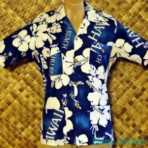 70s HOOKANO Mens HAWAIIAN Shirt. Medium