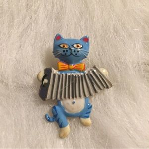 Funky Vintage Cat Pin