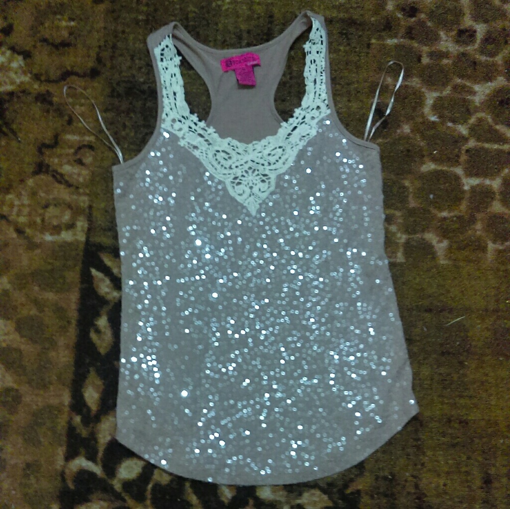 Sparkly tank top