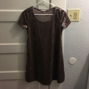 Crushed Velvet Dress