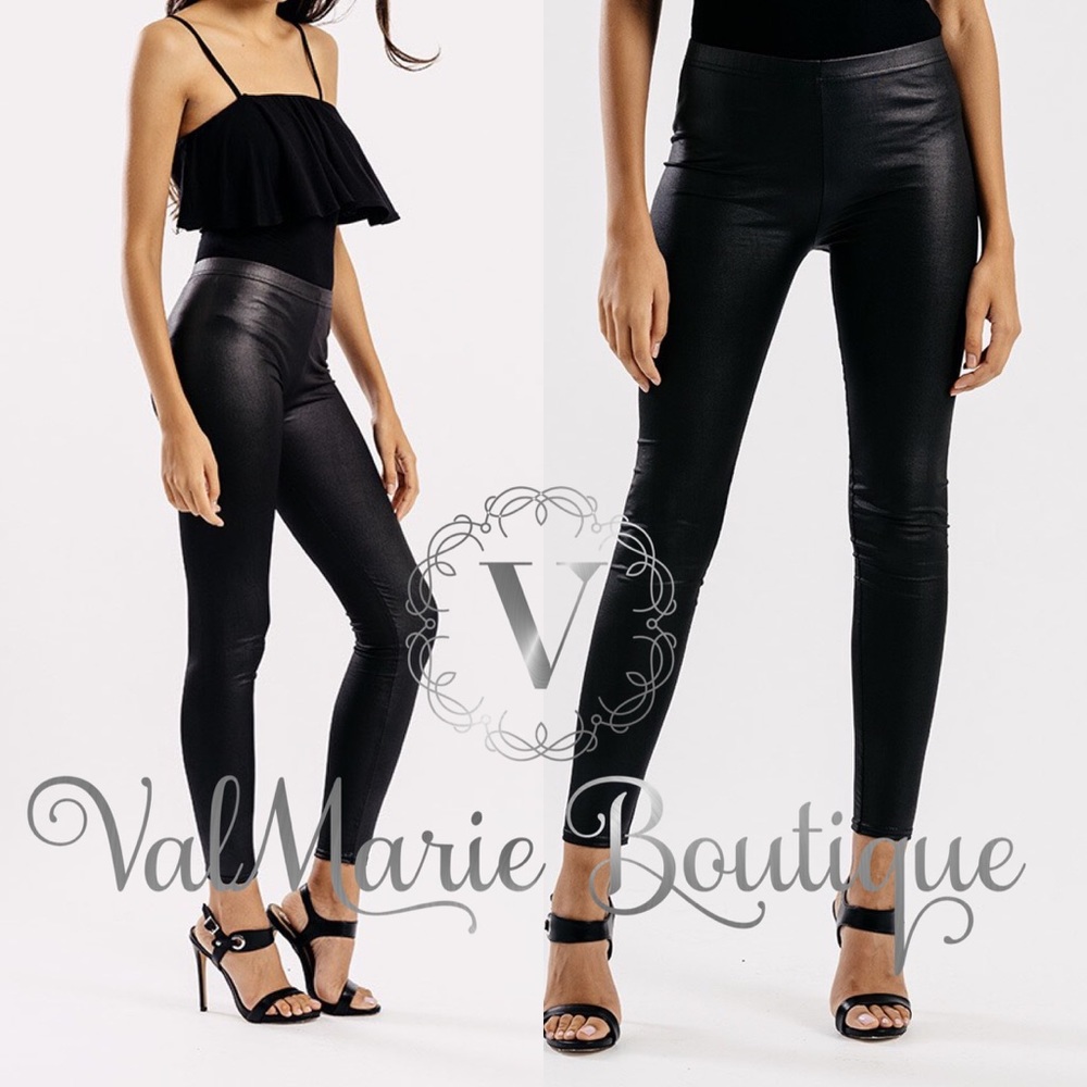 Premium Faux Leather Legging - Picture 3 of 8