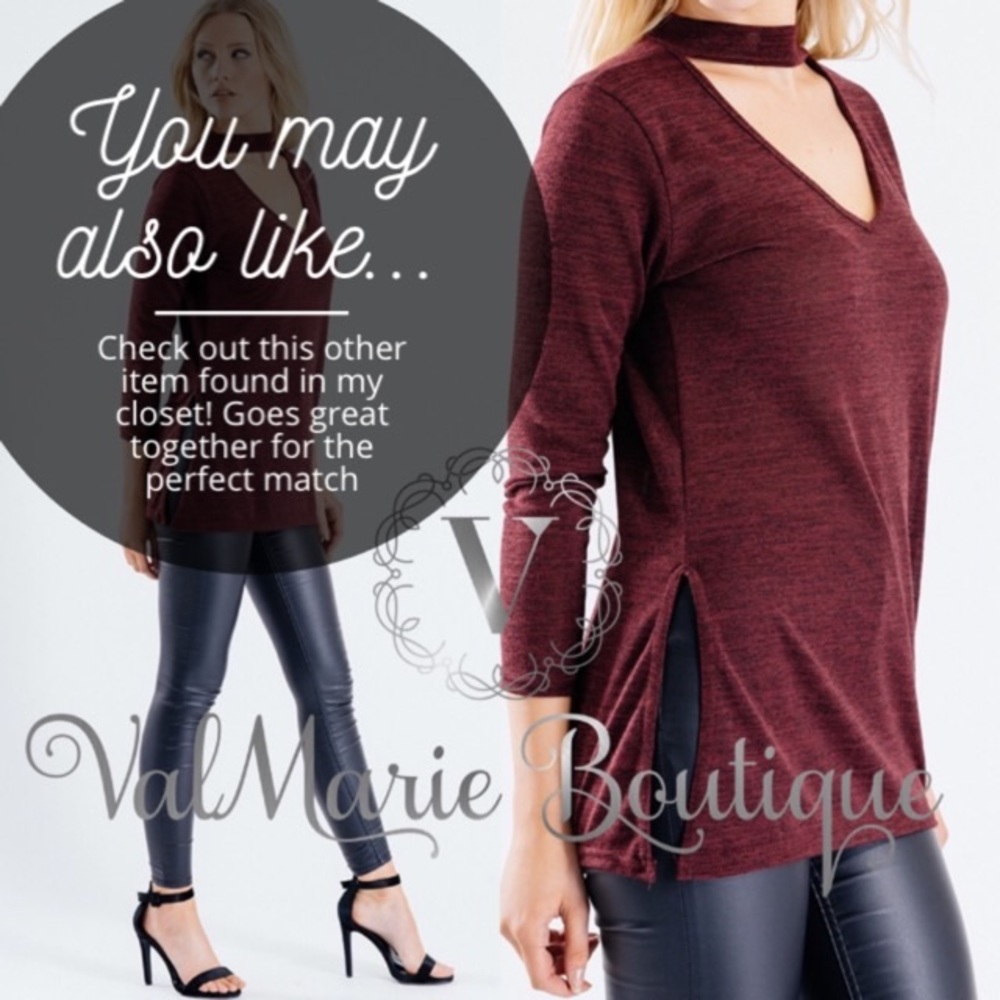 Premium Faux Leather Legging - Picture 6 of 8