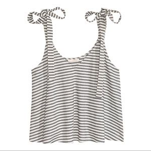 H&M Striped Tie Cami