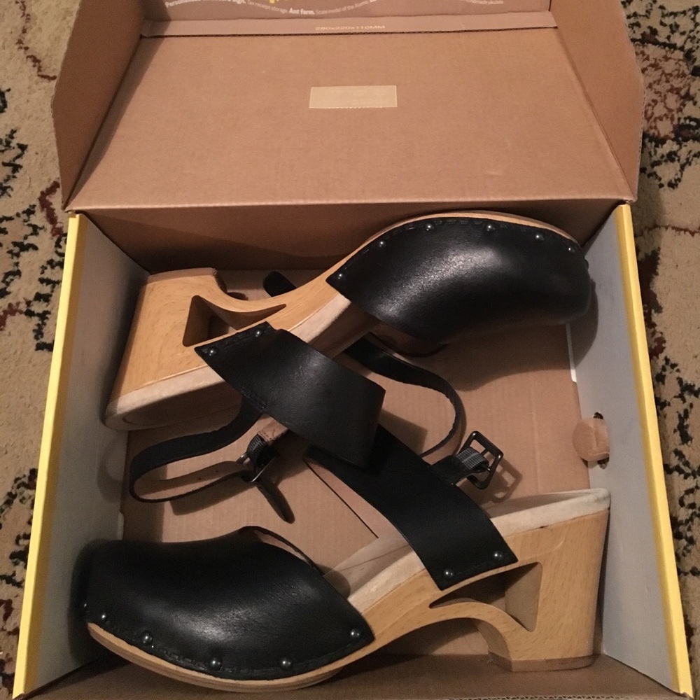 Dansko Thea Full Grain clogs.