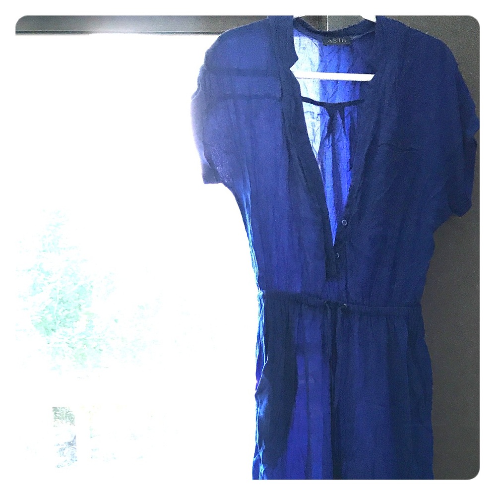 Beautiful Cobalt Blue Astr Jumpsuit