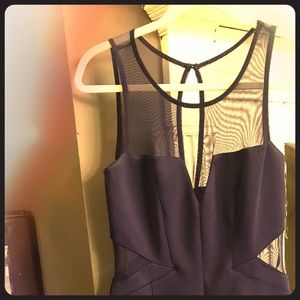 Purple Guess Dress with mesh detail