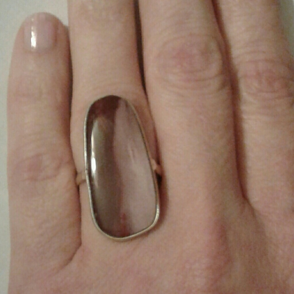 💜SALE💜New Artisan Natural Mookaite Solid 925S Rg