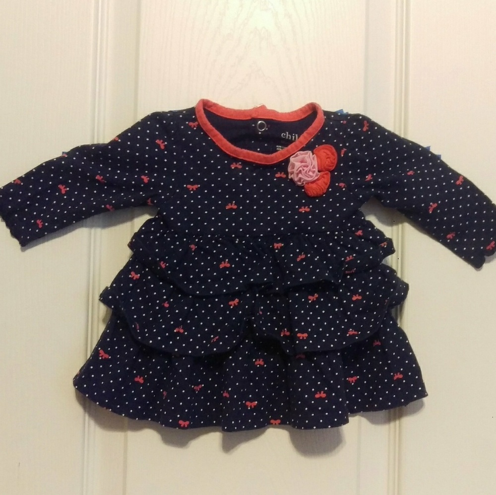Carter's 0-3 baby girl dress blue