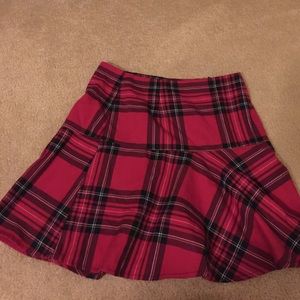Plaid Skirt