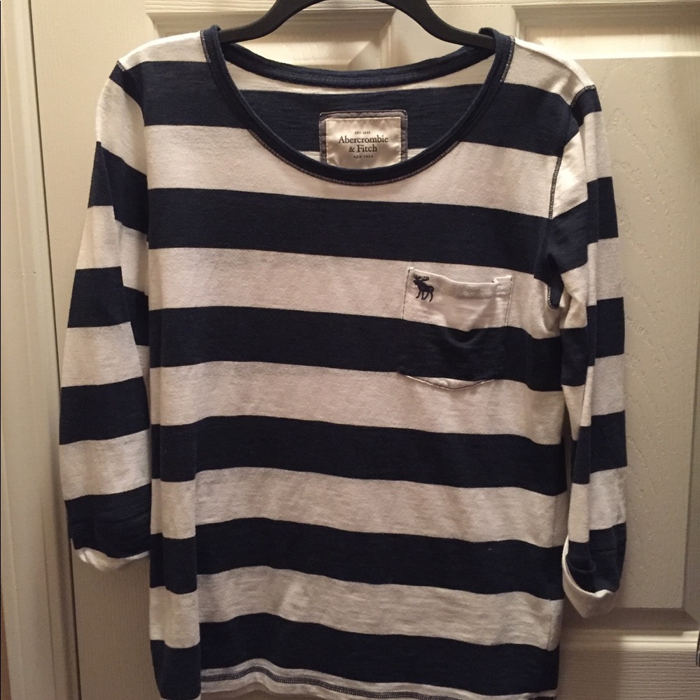 Abercrombie and fitch striped long sleeve